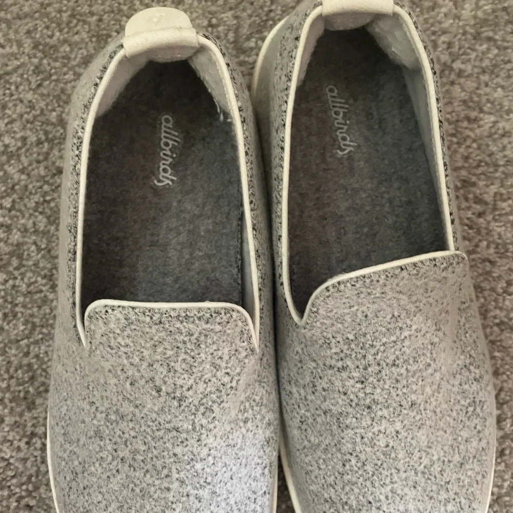 Allbirds size 11 women’s Dapple Gray with cream sole wool lounger - Picture 4 of 7